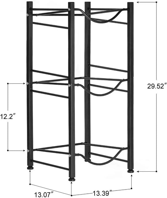 5 加仑水壶架 水瓶收纳架 3 层收纳架 重型