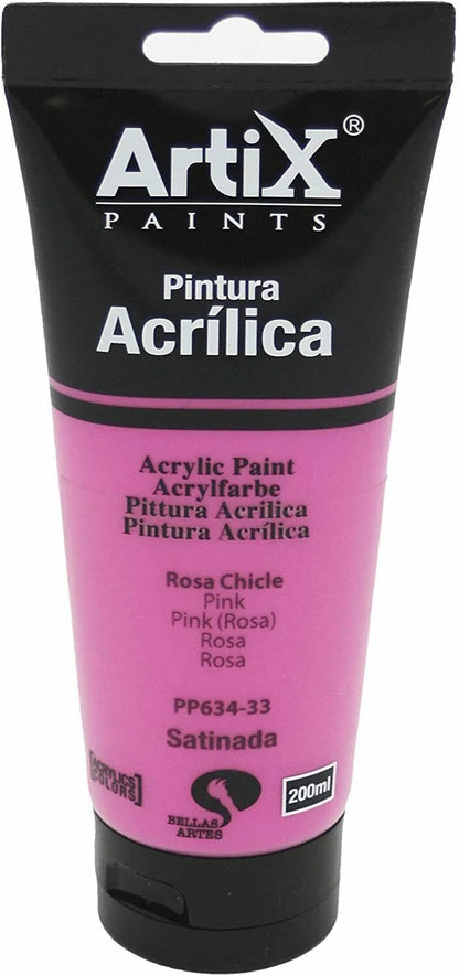 Pinturas Acrílicas para Manualidades y Uso Profesional, Colores, 75ML