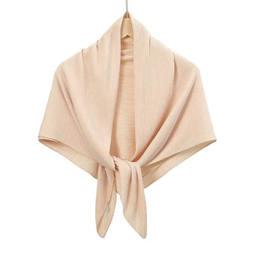 Plain Wrinkle Square Pleated Scarf Satin Shawls Wrap Stole Muslim Hijab 90*90cm Malaysia Kerchief Bandanas Headband Silk Scarves