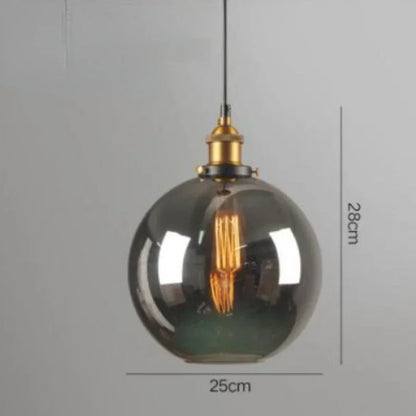 Clear Gray Amber Colour Vintage Pendant Lights Dining Glass Hanging Lamp Russia Loft Luminaire Modern Bedroom Light Fixtures