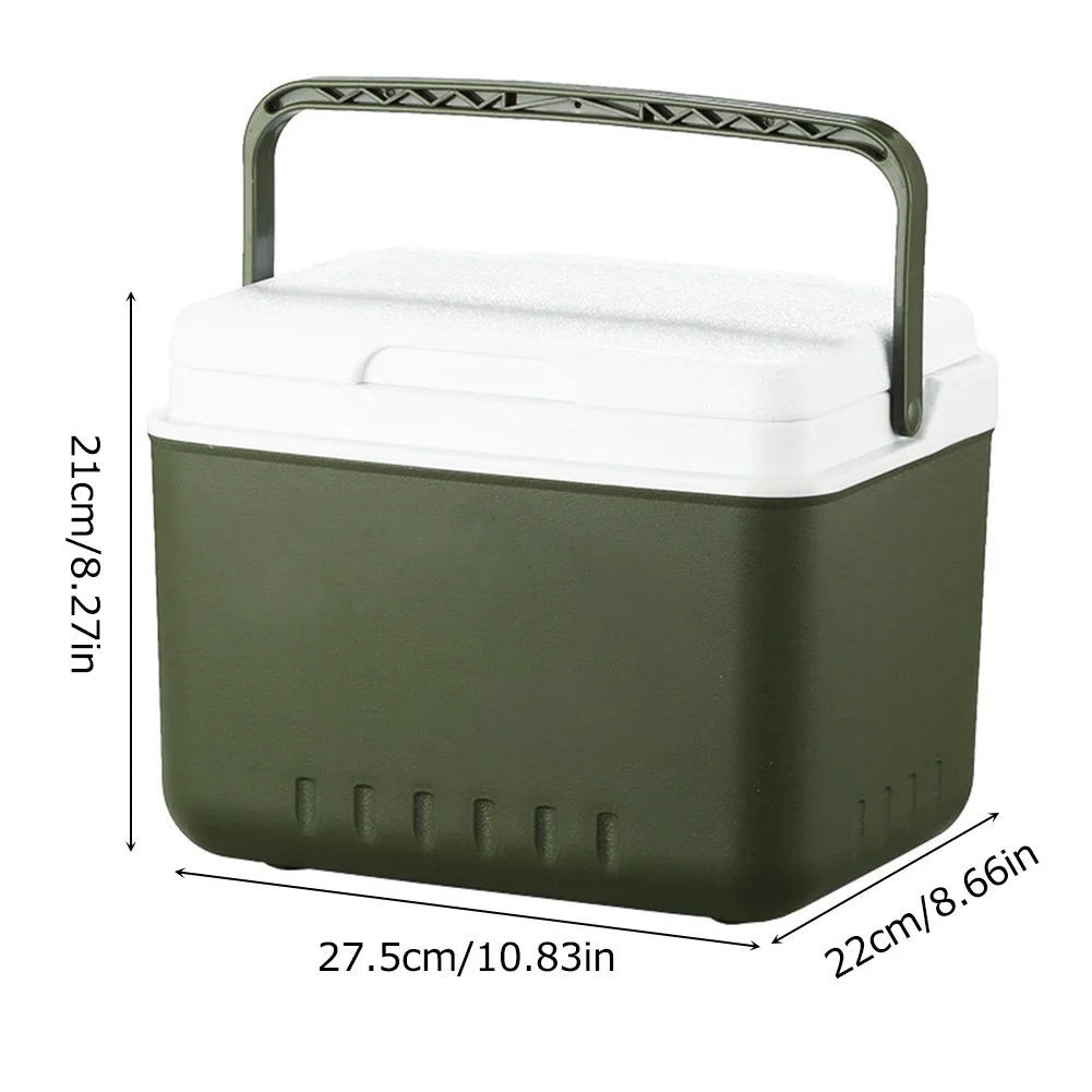 6/5L Cooler Box Portable Thermal Incubator Refrigerator Car Ice Chest Picnic Lunch Box Outdoor BBQ Camping Fishing Ice Case Box