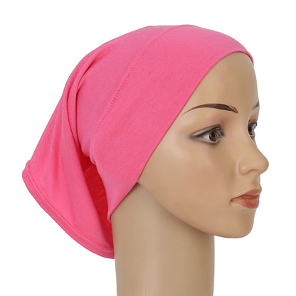 Ramadan Hijab Undercap Head Cover Instant Cotton Bonnet Hijabs for Women Muslim Turbans Inner Cap Turbante Muslim Women Hijab