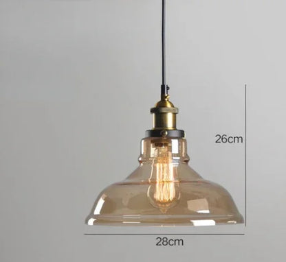 Clear Gray Amber Colour Vintage Pendant Lights Dining Glass Hanging Lamp Russia Loft Luminaire Modern Bedroom Light Fixtures