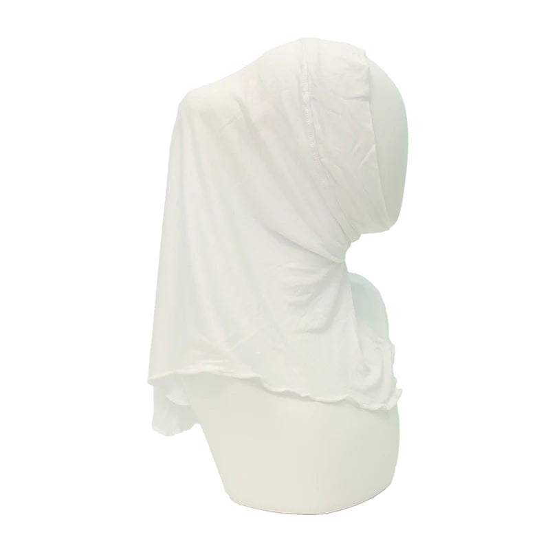 Modal Instant Hijabs for Woman Muslim Islam Turban Solid Mini Style Scarf Amira Soft Plain Colors Ready to Wear Hijab Undercaps