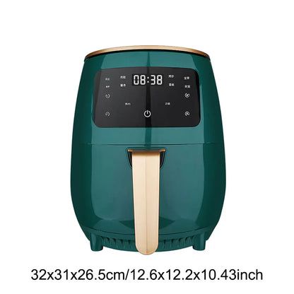 4.5L Smart Air Fryer Compact Air Fryer Multi-Function French Fries Mini Air Fryer Touch Screen Digital Air Fryer Kitchen Gadgets