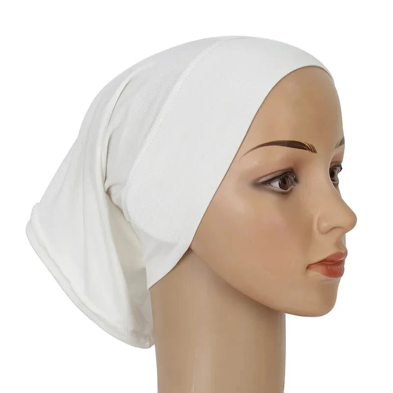 Ramadan Hijab Undercap Head Cover Instant Cotton Bonnet Hijabs for Women Muslim Turbans Inner Cap Turbante Muslim Women Hijab