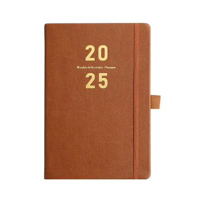 Diary Notebook A5 2025 Agenda Planner Notebook Paper Simple 2025 Journal Notebooks Creative 176 Pages 365 Days Notepad Student