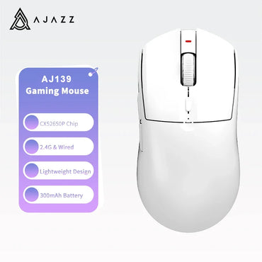 AJAZZ AJ139 Wireless Mouse with Mousepad CX52650P Chip Gaming Chipset 16000DPI Professional Gaming Mouse Mouse Pad for PC Laptop