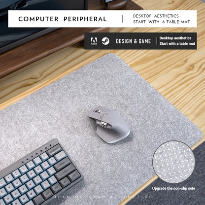 Kusyen Pad tetikus permainan XXL besar Pelindung Meja Komputer Pejabat Premium Pelindung Meja Komputer Riba Kusyen Tidak licin Pad meja tetikus Pad tetikus 