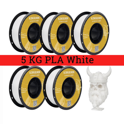 KINGROON 5KG PLA TPU PETG Filamen Warna campuran 1.75mm Plastik Pencetak 3D Tanpa Gelembung Gelembung Bahan Cetakan 3D Borong 