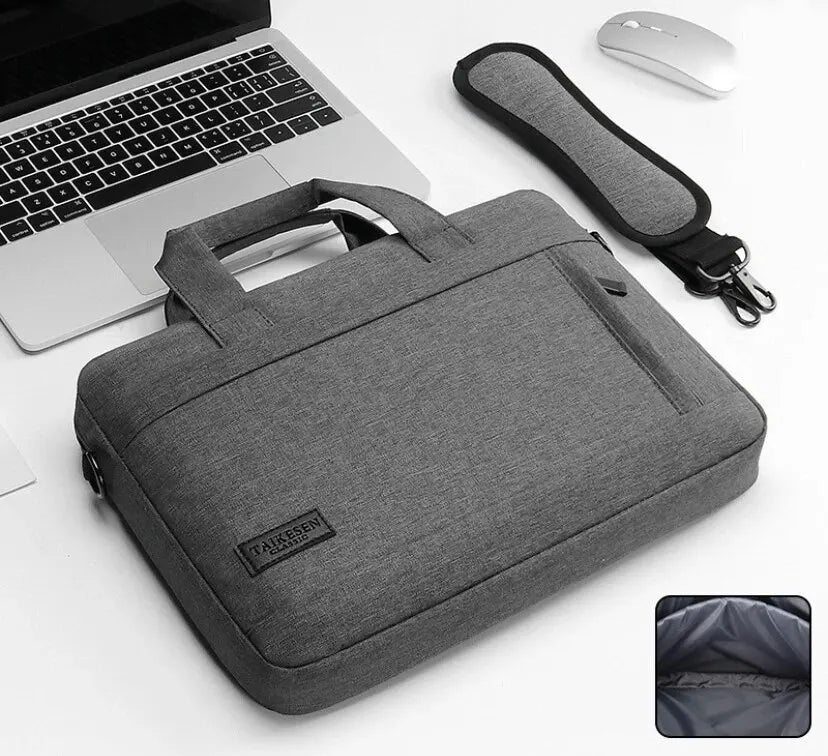 Business Laptop Bag Case Shoulder Tote Bag Notebook Bag Briefcase For 13 15 17 Inch Macbook Air Pro HP Huawei Asus Dell