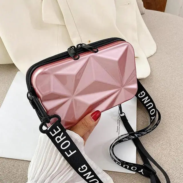 Beg Mini Bentuk Beg Wanita Trend Totes Fesyen Beg Bagasi Beg Tangan Beg Bahu Kotak Cangkang Keras Beg Beg Tangan Beg Clutch 