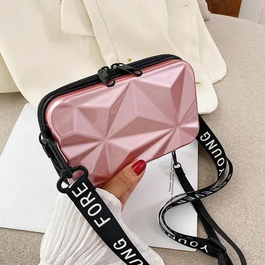 Beg Mini Bentuk Beg Wanita Trend Totes Fesyen Beg Bagasi Beg Tangan Beg Bahu Kotak Cangkang Keras Beg Beg Tangan Beg Clutch 