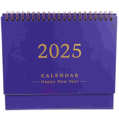 2025 Desk Calendar Office 2024-2025 Spiral Academic Monthly Desktop Supply Table Decorations Delicate Home Supplies