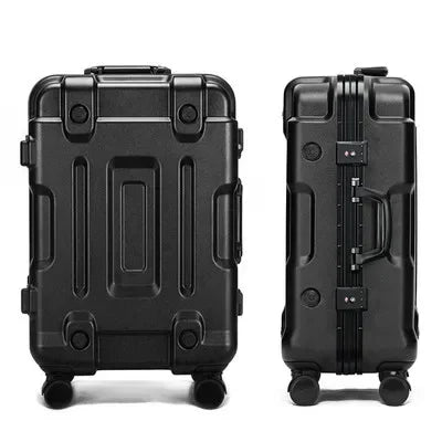 Travel Suitcases Technology Sense Rolling Luggage New Universal Wheel Trolley Case Password Boarding Bag 20 24 26 28 Inch