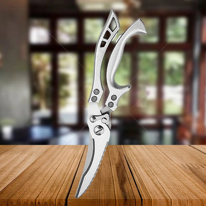 Kitchen Scissors Stainless Steel Strong Chicken Bone Scissors Home Multi-functional Cut Fish Bone Kill Fish Barbecue Special