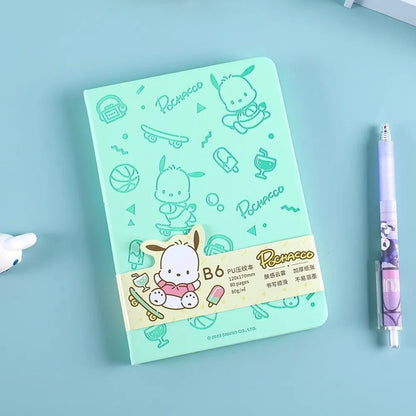 Sanrio Cartoon Notebook Kuromi Pochacco Notebook Anime My Melody Cinnamoroll Stationery Diary Notebook Children's Stationery