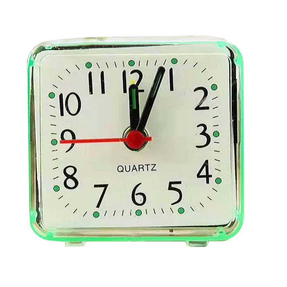 Jam Meja Jam Penggera Persegi Jam digital Jam penggera kecil Jam Perjalanan Katil Elektronik Jam desktop kuarza Penggera Meja 