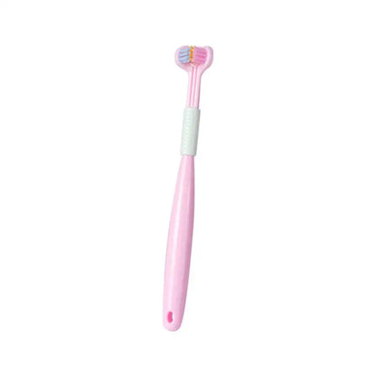 Three Sided Soft Hair Tooth Toothbrush Adult Children Toothbrush Ultra Fine Soft Bristle Oral Care Safety Teeth Brush Cleaner