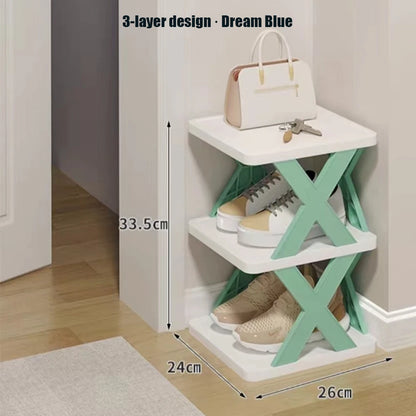 Shoes Racks Storage Organizer Detachable Shoe Racks Saves Family Household Rack Multi Layer Simple Shoes Shelf Color Cabinet