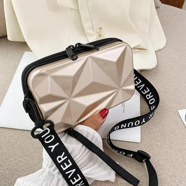 Beg Mini Bentuk Beg Wanita Trend Totes Fesyen Beg Bagasi Beg Tangan Beg Bahu Kotak Cangkang Keras Beg Beg Tangan Beg Clutch 
