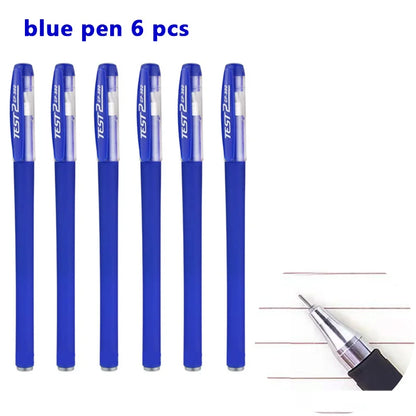 0.5mm Gel Pens Set Black Blue Red Refills Ballpoint Pens Bullet Tip School & Office Supplies Stationery Kawaii Accessories