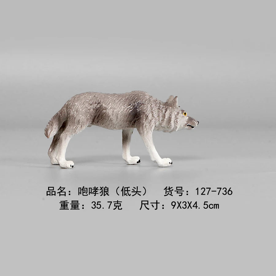 Realistic Wild Animal Models Rare Forest Animal Figurines Action Figure Toys,Malay Tapir,Anteater,Badger Model Educational Toys