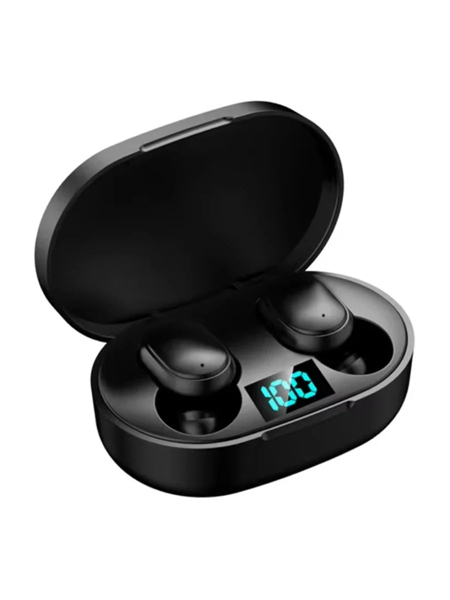 E6S Wireless Bluetooth Earphones TWS Bluetooth Headset Wireless Earbuds Noise Cancelling Earphones with Mic Headphones Sport