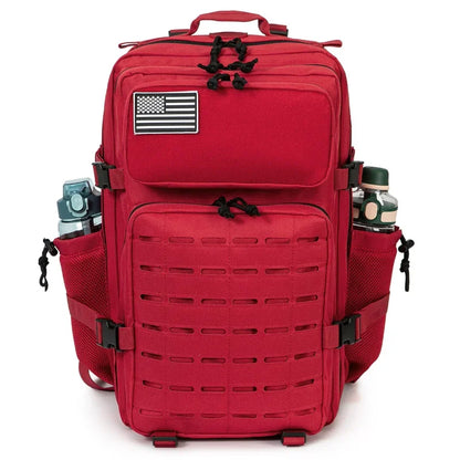 QT&amp;QY 50L Beg Tentera Taktikal Beg Tentera Memburu MOLLE Beg galas GYM Untuk Lelaki EDC Outdoor Hiking Rucksack Pemegang Botol Penyihir 