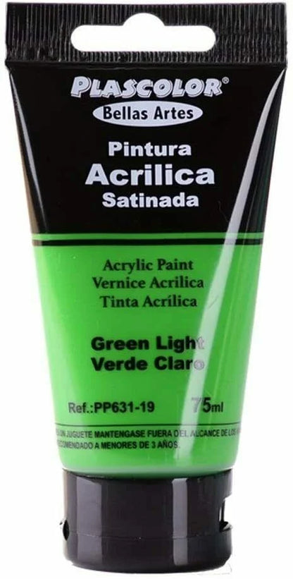 Pinturas Acrílicas para Manualidades y Uso Profesional, Colores, 75ML