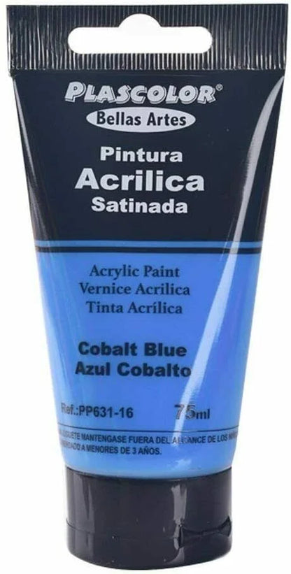 Pinturas Acrílicas para Manualidades y Uso Profesional, Colores, 75ML