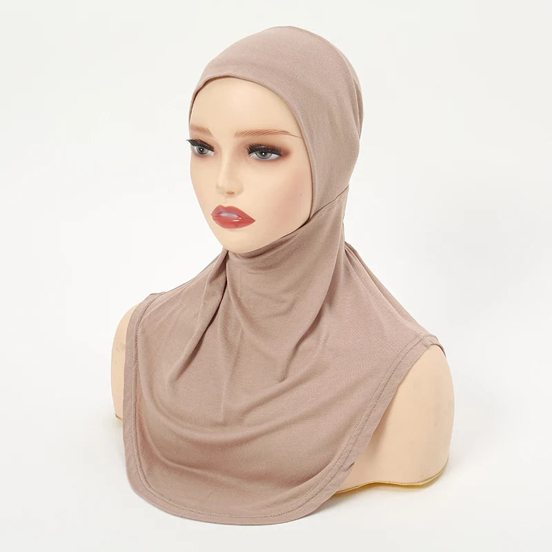 Ramadan Islamic Muslim Underscarf Women Veil Hijab Head Scarves Muslim Women Scarf Turbans Head For Woman Hijabs Caps Hat