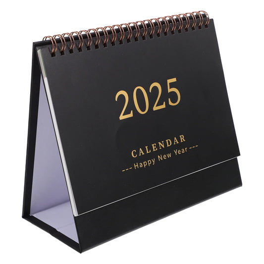 2025 Desk Calendar Office 2024-2025 Spiral Academic Monthly Desktop Supply Table Decorations Delicate Home Supplies