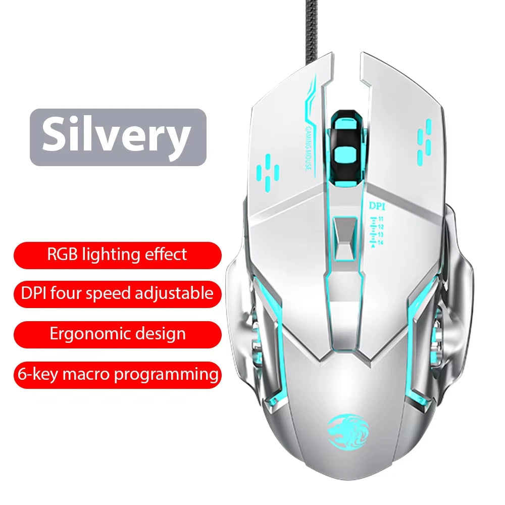 K500 Wired Keyboard Mouse Office Gaming Keyboard For Windows And IOS Computer Laptop 104 Keys Mechanical Feel Membrane Keyboards