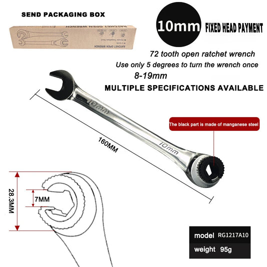 Sepana Plum Tiub Terbuka Boleh Diputar Baru Berkualiti Tinggi Sepana Gabungan Pembukaan Ratchet Pantas Bayonet Universal 