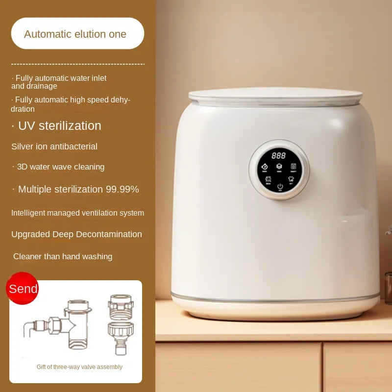 Portable Washing Machine German Underwear Washing Machine Automatic Mini Machine for Washing Drying Underwear Laundry Appliances