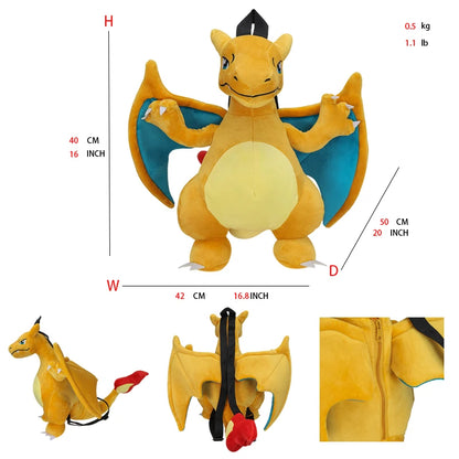 15 Gaya Anime Pokemon Charizard Mimikyu Eevee Snorlax Gengar Mew Mario Koopa Ransel Mainan Boneka Kartun Boneka Peluche 