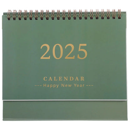 24 25 Desk Calendar Monthly 2025 Mini Standing Decoration Office Desktop Planner