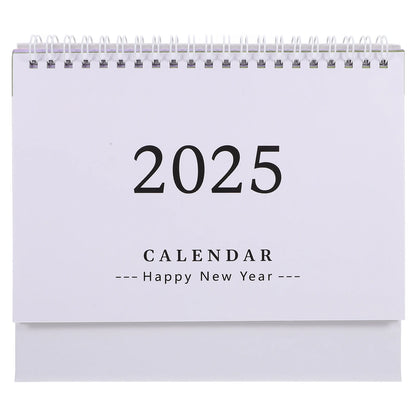 24 25 Desk Calendar Monthly 2025 Mini Standing Decoration Office Desktop Planner