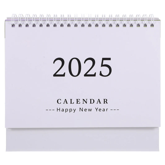 24 25 Desk Calendar Monthly 2025 Mini Standing Decoration Office Desktop Planner