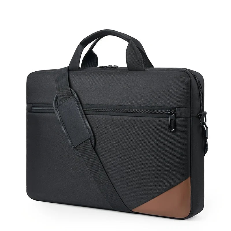 Portable shoulder computer bag new men's crossbody satchel computer bag fashion business commuter briefcase laptop bag