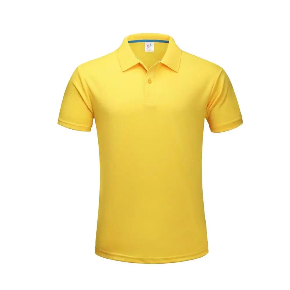 Plain Dry Fit Polo T Shirts Men Breathable Polyester Golf Shirt Unisex Quick Dry Sport Collar T-shirt Camisas Polos Para Hombres