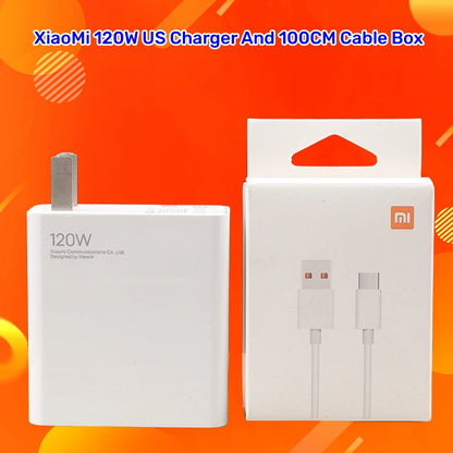 XiaoMi 12T Pro Charger 120W Original Fast 67W EU/US Turbo Charge Adapter 6A Usb C Cable For Mi 11 12 Ultra 11T 12S Poco X5 X4 5G