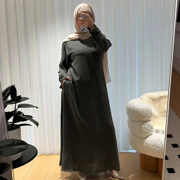 Muslim women's clothing abaya Middle East Dubai robe women's clothing oversized clothing women's long skirt MU-593