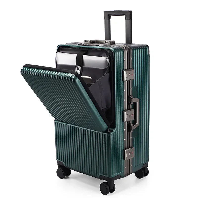 Trolley Suitcase Computer Boarding Travel Luggage Large-capacity Suitcase Password Box Luggage Multifunctional Suitcase