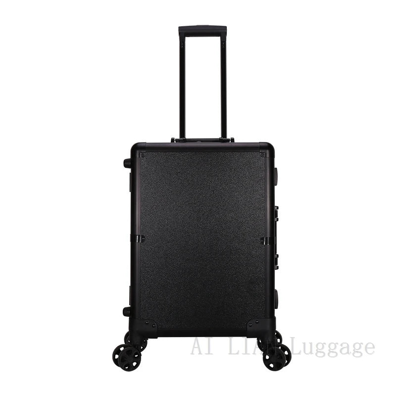 New trolley cosmetic bag large-capacity Professiona makeup case rolling luggage with LED light multi-function trolley suitcase