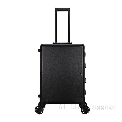 New trolley cosmetic bag large-capacity Professiona makeup case rolling luggage with LED light multi-function trolley suitcase