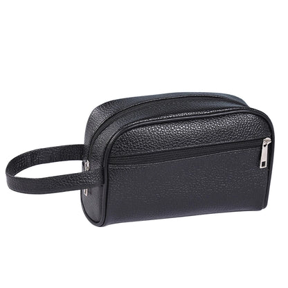 Lelaki Wanita Fesyen Wristlet Beg Kreatif PU Kulit Handphone Wristlet Bag Beg Tangan Kecil Warna Tulen Dompet 