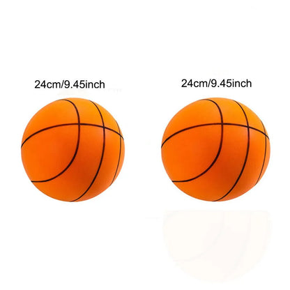 New Silent Basketball PU High Density Foam Mute Ball Size 3/5/7 Indoor Bouncing Basketball Quiet No Noise Children Sports Toys