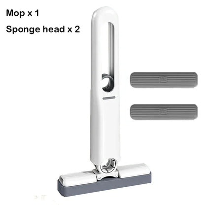 Sponge Straw Cleaning Small Cleaner Mini Mop Powerful Squeeze Folding Home Self-squeezing Floor Washing Mops Clean Tools